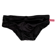 (black, XL) Męskie majtki kąpielowe z niskim stanem, 85,7% nylonu, 14,3% spandexu, regulowany sznurek, letni strój kąpielowy na plażę