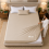 (Beige, King) Extra Deep 40cm Fitted Bed Sheets Poly Cotton Single Double King Size 1