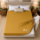 (Ochre Mustard, King) Extra Deep 40cm Fitted Bed Sheets Poly Cotton Single Double King Size 1