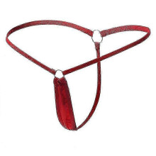 (Rose Red, Xs) Tanga de mujer de talle bajo con tirantes finos, forro de algodón en la entrepierna, disponible en varios tamaños y colores.