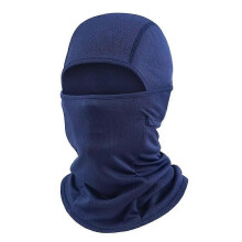 (B-navy) Balaclava Ski Mask, Distressed Knitted Full Face Windproof Warm Mask for Skiing Hiking Hunting, Unisex Adult One Size