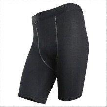 (Gray line, M) Mallas y pantalones cortos deportivos para niños, ideales para gimnasio, fitness y correr.