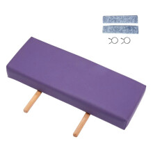 (violet) Verlängerung für Massageliegen, verstellbar, tragbar, aus PU-Lederschwamm, für große Benutzer, Heim und Salon Spa
```