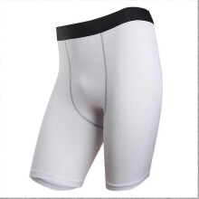 (White, XXL) Sportliche Kompressions-Tights für Herren, ideal für Fitnessstudio, Laufen und Sport – hohe Elastizität