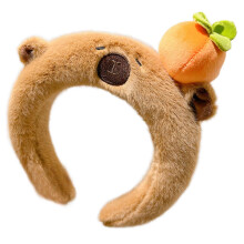 (3D headband orange) Halloweensky kostým s kapybarou, čelenka, rekvizita pre dievčatá z fotobúdky