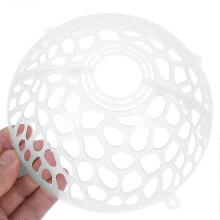 Design Plastic Plant Soil Cover Protective Breathable Hollowed for Indoor Use with 5 Screws 1Set
