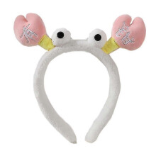 (6) Krabí vlasový kruh pre dievčatá, umývanie tváre, líčenie, čelenka s dekoráciou morských zvierat