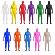 (Rose Red, 180CM) Kokovartalopuku, spandex-joustava zentai-asu aikuisille, hengittävillä sormikäsineillä