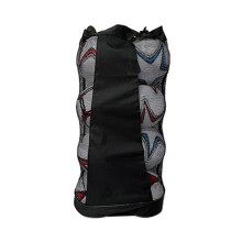 (Shoulder M) Drawstring Mesh Ball Storage Bag, Waterproof with Shoulder Strap, for Football Basketball Training Equipment, Multiple Sizes Available