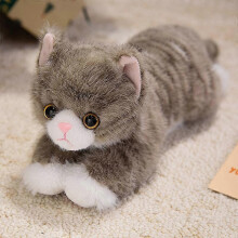 (style-5, 40CM) Plush Kitten 40cm PP Cotton Realistic Stuffed Cat, Multiple Colors for Various Occasions and Recipients