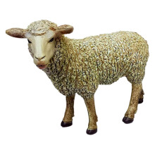 (Ewe) Lifelike Sheep Animal Model PVC Realistic Zoo Farm Decoration Toy