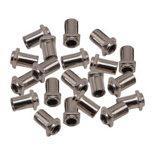(M6) Drum Screws Nuts Replacement Set Compatible with Snare Jazz Drums, 20Pcs Metal Mounting Hardware