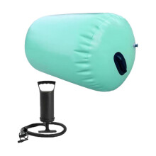 (80cmx100cm) Inflatable Gymnastics Air Roller Mat for Tumbling Stretching and Yoga Training with Air Pump