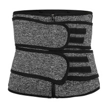 (Gray, L) Vyötärönmuokkaaja naisille, kaksinkertainen kompressio, vatsan hallinta, koot S-3XL
