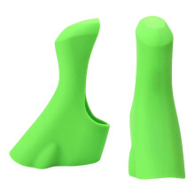 (Green) Road Bike Shifter Lever Cover Silicone Grip Compatible with Shimano 4700 5800 6800