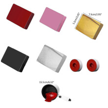 (pink) Wine Can Sealing Waxes Block, 65g Wax Seal Beads for Wine Bottles Envelopes, Multiple Color Options, 7.5x5.2x1.7cm