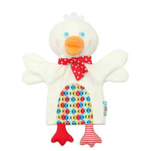 (Duckling) Monkey Hand Puppet Plush Animal Puppet Glove for Kids Christmas Role Play