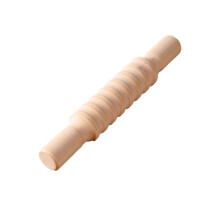 (A) Rodillo muscular de madera de 21 cm, para masaje de recuperación muscular en correr, kickboxing, MMA y Muay Thai