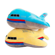 (Blue, 40cm) Airplane Plush Pillow Soft Cushion for Kids Bed Sofa Chair Blue