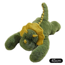 (Dinosaurs, 45cm) Verzwaard knuffelkussen met glaskralen, angstverlichting en slaapondersteuning, 3 maten voor kinderen en volwassenen