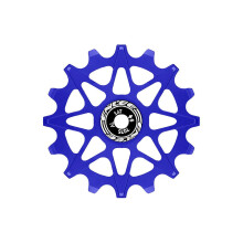 (Blue, 14T) 14T Ceramic Guide Wheel Compatible with Shimano SRAM 6-12 Speed Rear Derailleur Pulley