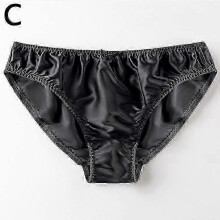 (sky blue, M) Braguitas de seda para mujer de talla grande, satén mezclado con algodón, múltiples colores, tallas M a 3X