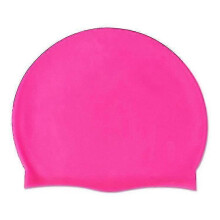 (rose Red) Silicone Swimming Cap for Adults, Solid Colour, Waterproof Ear Wrapping, Soft Non-Strangulating, Lightweight Hydrodynamic Design