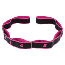 (Pink) Dansrekband, 8-delige digitale verstelling, polyester-katoen, voor yoga, pilates en danstraining, verkrijgbaar in diverse kleuren.