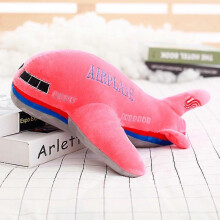 (Pink, 60cm) Airplane Plush Pillow Soft Cushion for Kids Bed Sofa Chair Blue