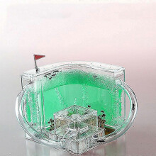 (Green) Ant Farm Castle Ant Habitat Science Learning Kit, Insect Behaviour Study for Kids, Plant Based Pre-filled Gel, No Live Ants Included