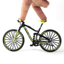 (green) Mini 1:10 Alloy Diecast Metal Finger Mountain Bike Toy Model, Red