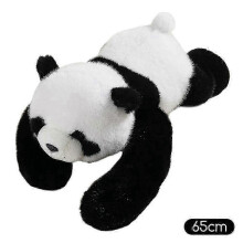 (Panda, 65cm) Gewichtetes Plüschtier zur Linderung von Angstzuständen, strapazierfähiges Stofftier mit Mikroglasperlen