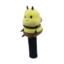 (Hybrid  Bee) Golf Headcover Knitted Plush Animal Shaped Anti-Scratch Golf Club Protection, 30 x 14 x 14cm for Golf Storage and Transport