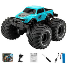 (Blue) Obojživelné RC auto v mierke 1:16, pohon 4x4, terénne vozidlo, vodotesné, 2,4 GHz diaľkové ovládanie
