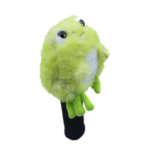 (Fairway Wood  Frog) Golf Headcover Knitted Plush Animal Shaped Anti-Scratch Golf Club Protection, 30 x 14 x 14cm for Golf Storage and Transport