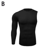 (Black, Right 75-85kg) Męska koszulka kompresyjna z jednym rękawem, jednoramienna, do ćwiczeń na siłownię i do koszykówki