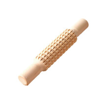 (B) Rodillo muscular de madera de 21 cm, para masaje de recuperación muscular en correr, kickboxing, MMA y Muay Thai