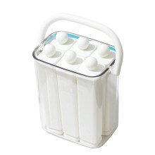 Food Grade Silicone Ice Cubes Tray With Lid Easy-White 6
