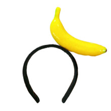 (banana) Čelenka v tvare bielej reďkovky, 17 farieb, nastaviteľná 55-60 cm, ľahká, pre dospelých, deti, párty, maškarády, halloweenske akcie