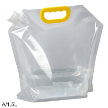 (1.5L) Foldable Portable Water Storage Bag for Camping Travel 1.5L 2.5L 5L 10L Capacity