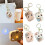 (tangerine) Creative Capybaras Projection Camera Keychain, ABS Material, Mini Projector, Multicolor 5