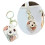 (swim) Creative Capybaras Projection Camera Keychain, ABS Material, Mini Projector, Multicolor 2