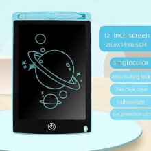 (12inch blue single) Elektronisch tekenbord met LCD-scherm, schrijftablet, digitaal grafisch tekenblok 8,5/10/12 inch