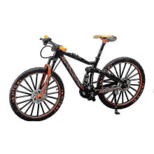 (orange) Mini 1:10 Alloy Diecast Metal Finger Mountain Bike Toy Model, Red