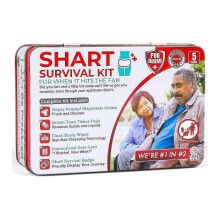 (1pc) Funny Shart Survival Kit Gag Gift Set with Wet Wipes & Underwear for Pranks