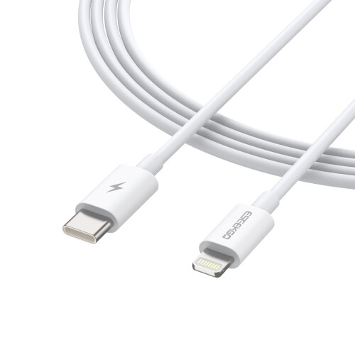 (2 m) Eseekgo 27W MFi-Certified Lightning to USB-C Fast Charging Cable, White 1