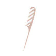 Ergonomic Grip Comb For Hairdressers Featuring Wide-Light Pink