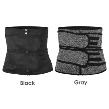(Gray, XL) Vyötärönmuokkaaja naisille, kaksinkertainen kompressio, vatsan hallinta, koot S-3XL
