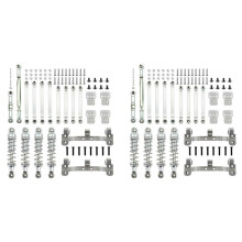 2 set Metal Steering Link Rod Pull Rod Mount Set for MN D90 MN-90 MN99S 1/12 RC Car Upgrade Parts,3