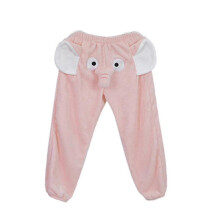 (Pink, XL) Funny Elephant Plush Pyjama Pants Unisex Elastic Waist Loose Loungewear Sleepwear, Spandex, Pink Blue, Sizes M-XXL